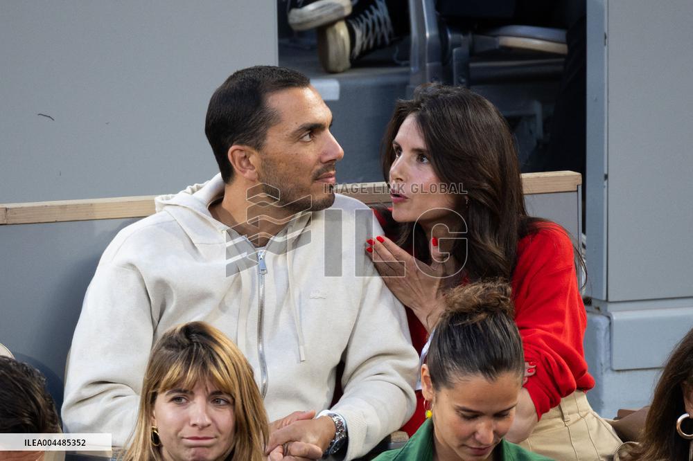 2025 French Open - Celebrities In Stands Night 9