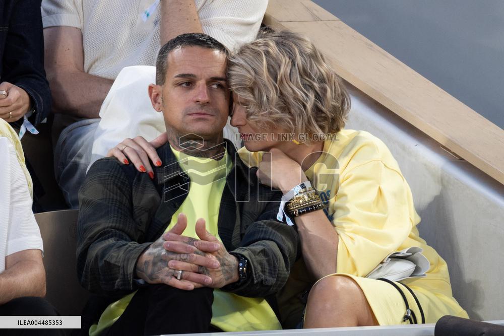 2025 French Open - Celebrities In Stands Night 9