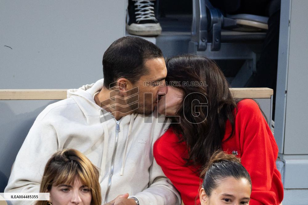 2025 French Open - Celebrities In Stands Night 9