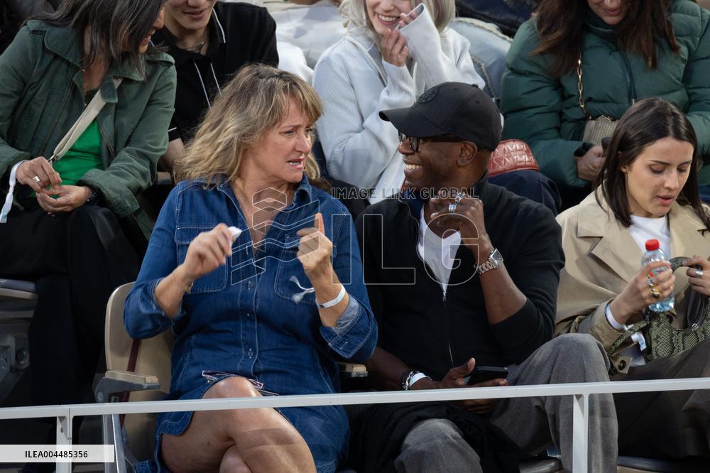 2025 French Open - Celebrities In Stands Night 9