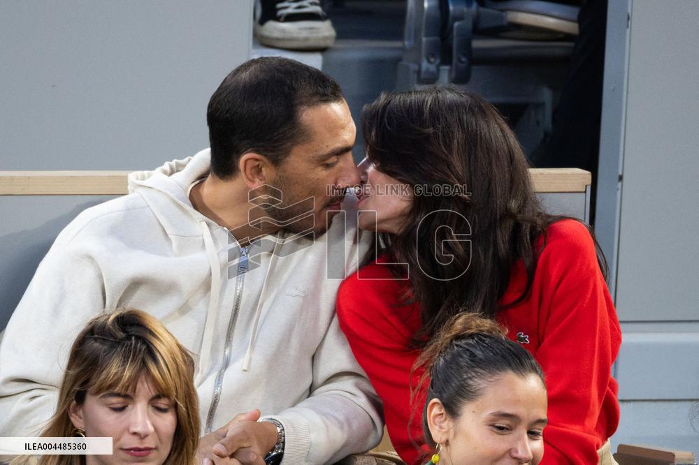 2025 French Open - Celebrities In Stands Night 9