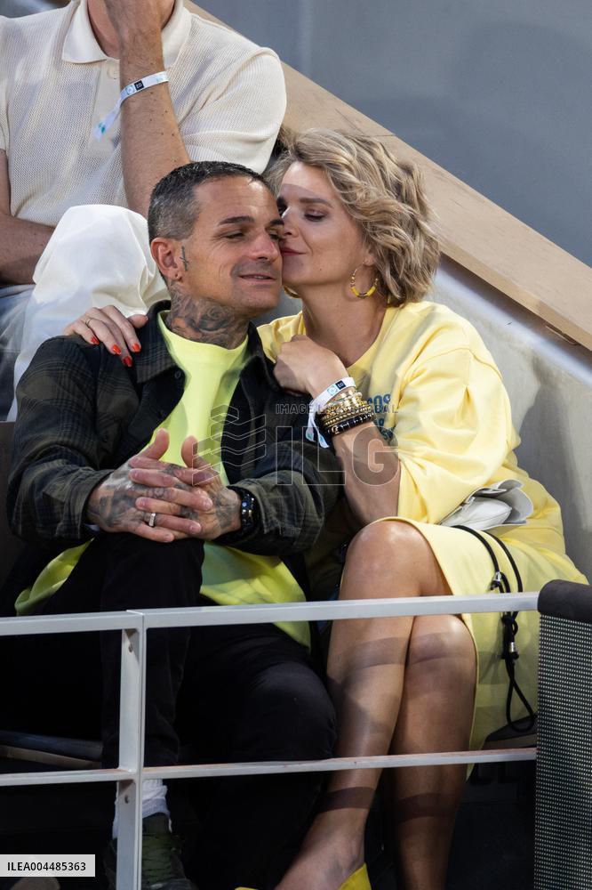 2025 French Open - Celebrities In Stands Night 9