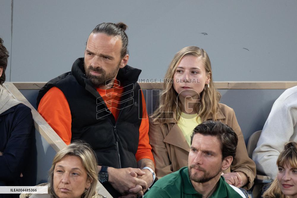 2025 French Open - Celebrities In Stands Night 9