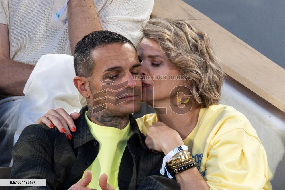 2025 French Open - Celebrities In Stands Night 9