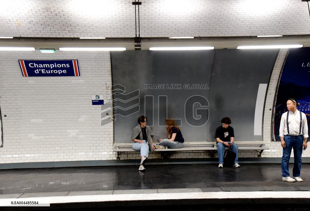 Paris Rebrands Europe Station to Celebrate PSG’s European Glory