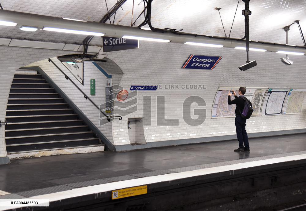 Paris Rebrands Europe Station to Celebrate PSG’s European Glory