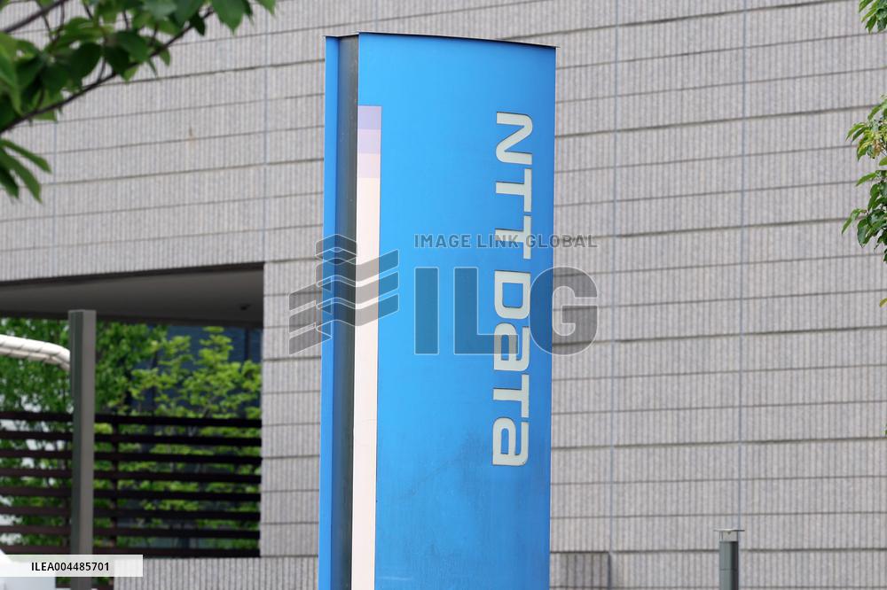 NTT Data signage and logo