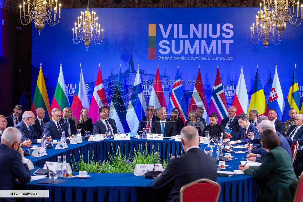 Vilnius Summit - Baltic Nine and Nordic Leaders Meet - Lithuania