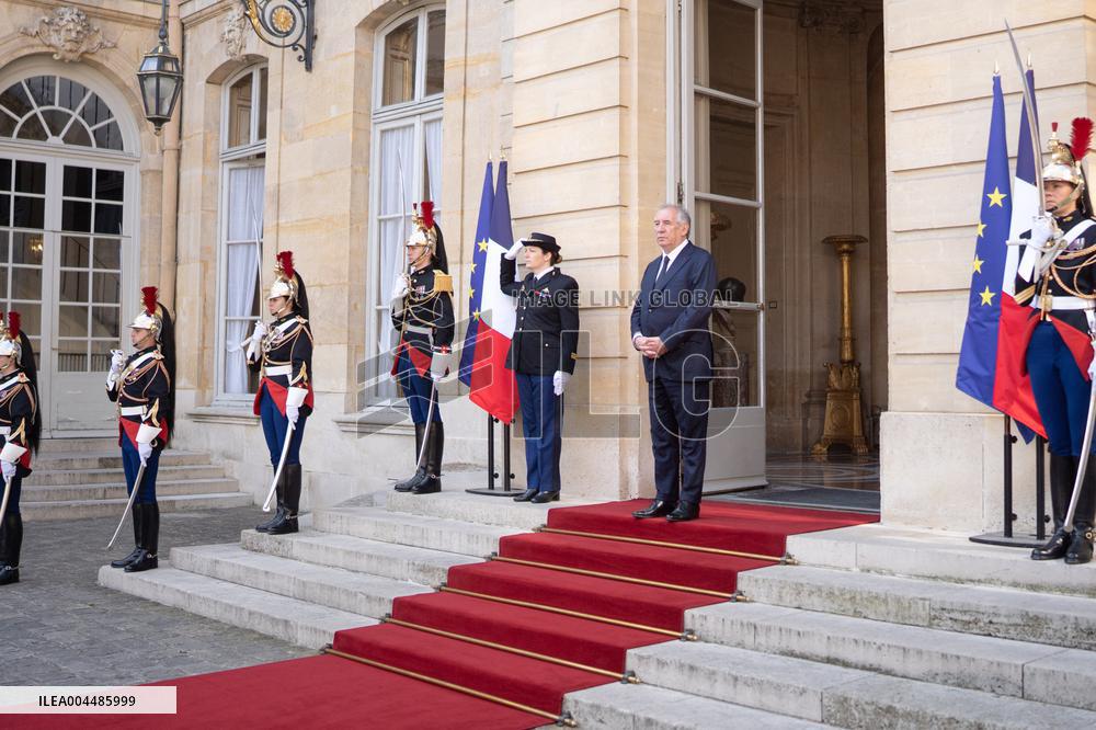 Francois Bayrou welcomes German Bundestag President - Paris AJ