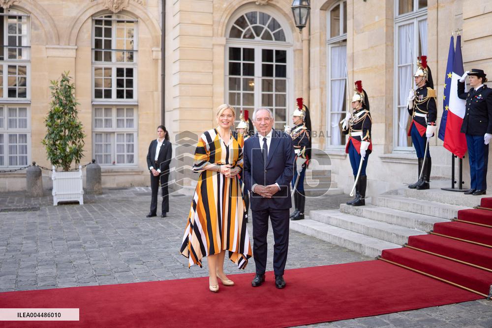 Francois Bayrou welcomes German Bundestag President - Paris AJ