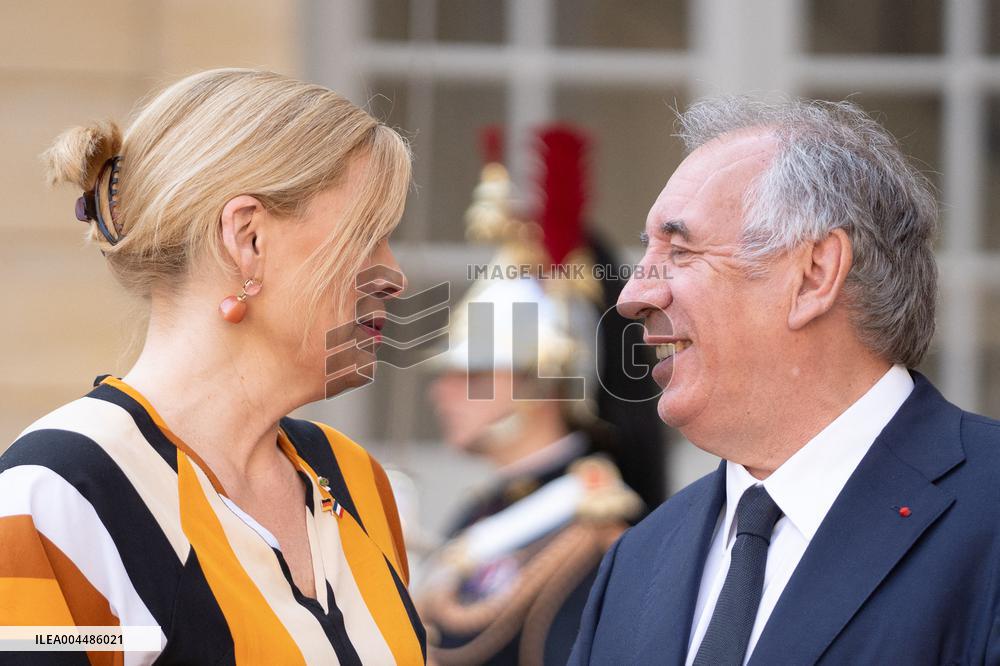 Francois Bayrou welcomes German Bundestag President - Paris AJ