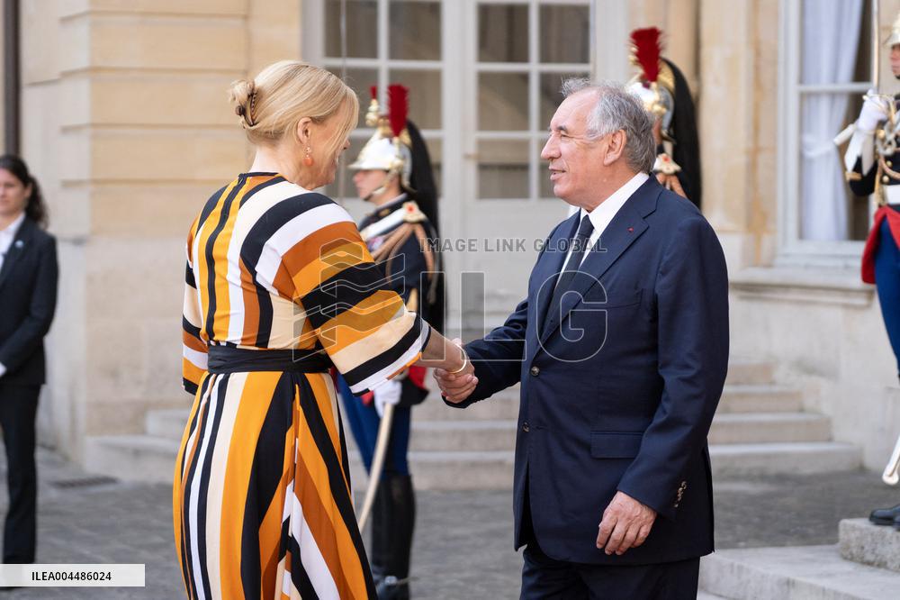 Francois Bayrou welcomes German Bundestag President - Paris AJ