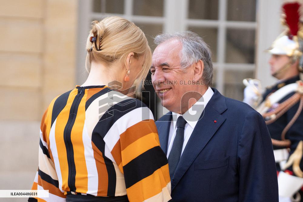 Francois Bayrou welcomes German Bundestag President - Paris AJ