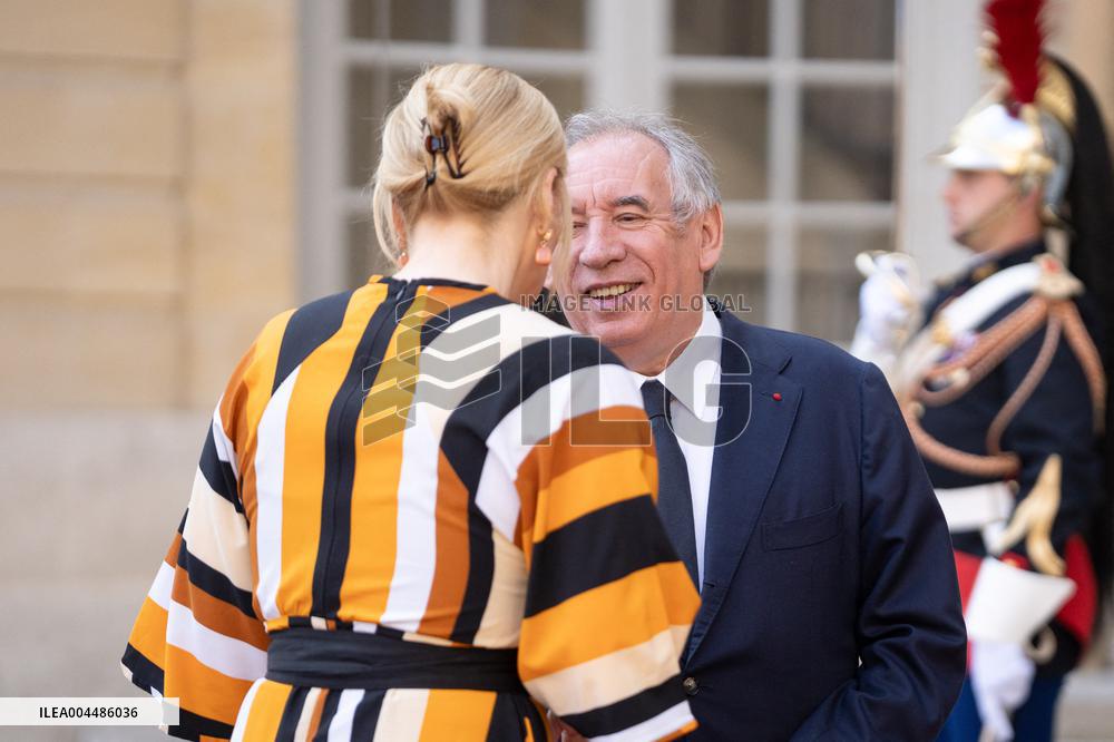 Francois Bayrou welcomes German Bundestag President - Paris AJ