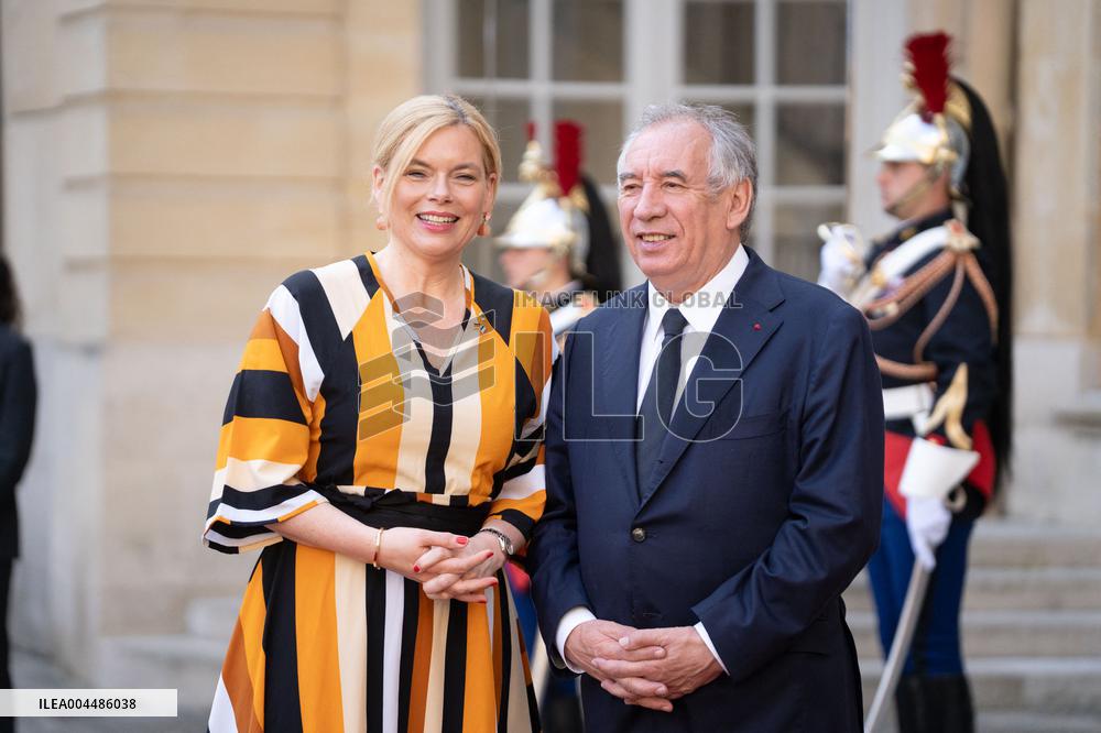 Francois Bayrou welcomes German Bundestag President - Paris AJ