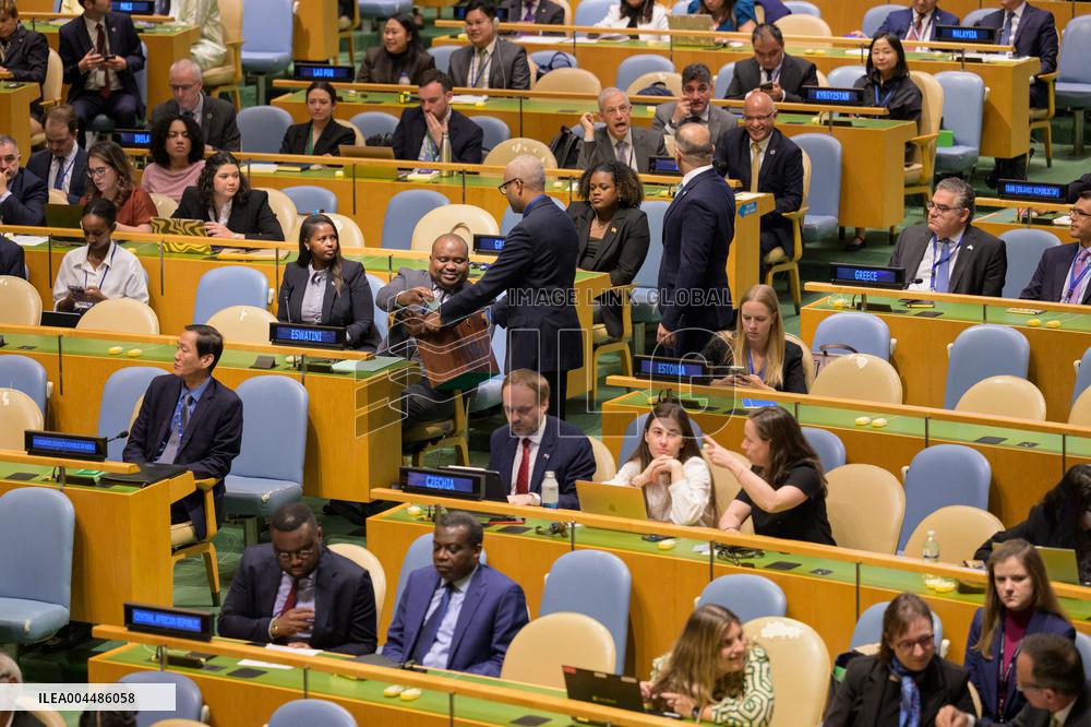 New President Elected for UN General Assembly - NYC