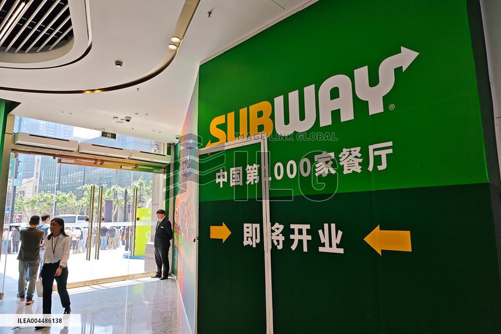 SUBWAY Store in Shanghai