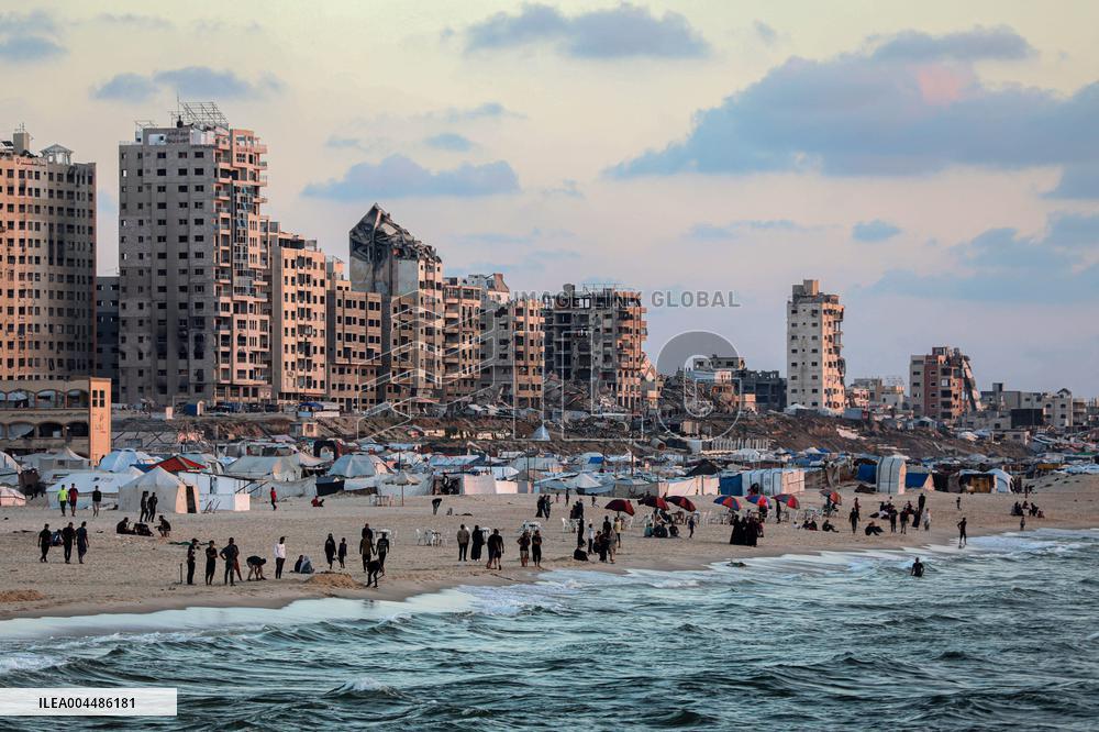 Displaced People In Gaza - Palestine