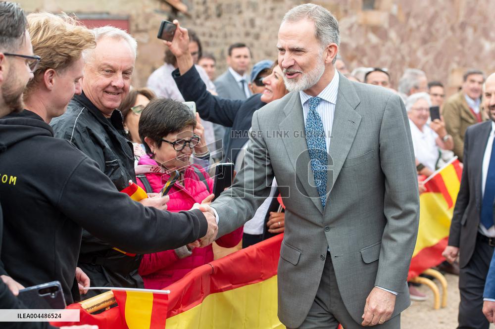 Royals At The 1200th Anniversary Of The Charter of Branosera - Spain