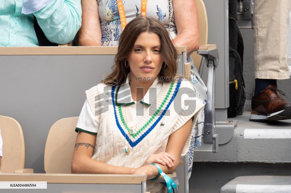 2025 French Open - Celebrities In Stands Day10 NB