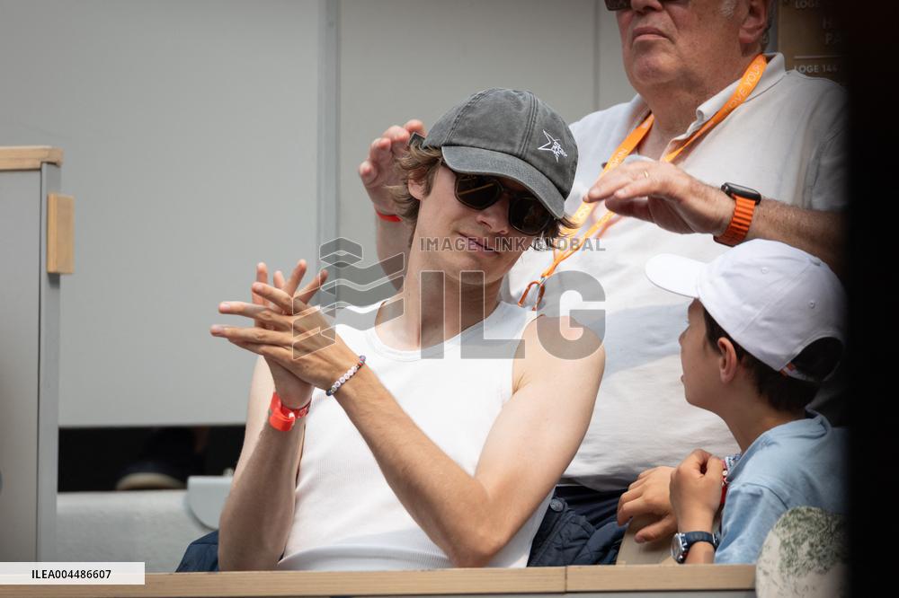2025 French Open - Celebrities In Stands Day10 NB