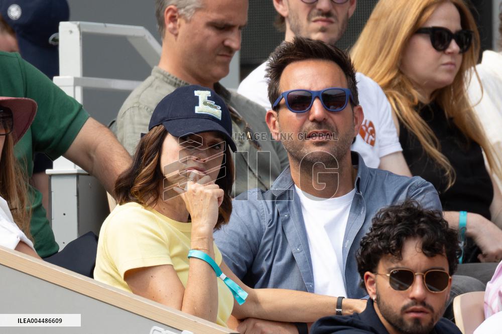 2025 French Open - Celebrities In Stands Day10 NB