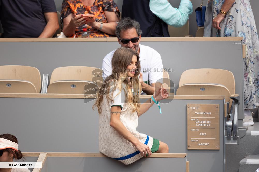 2025 French Open - Celebrities In Stands Day10 NB