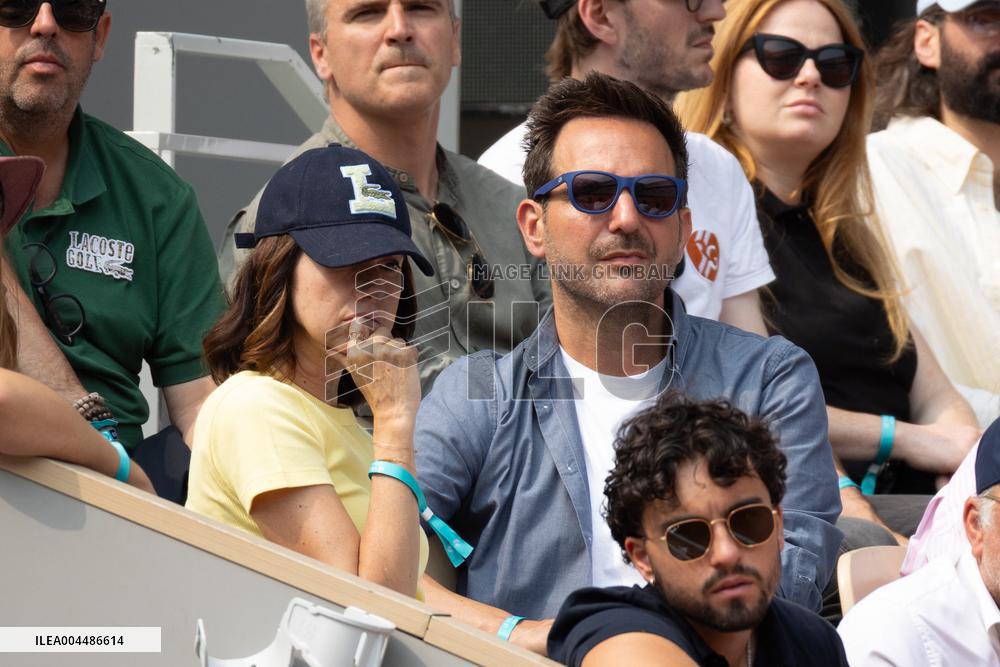 2025 French Open - Celebrities In Stands Day10 NB