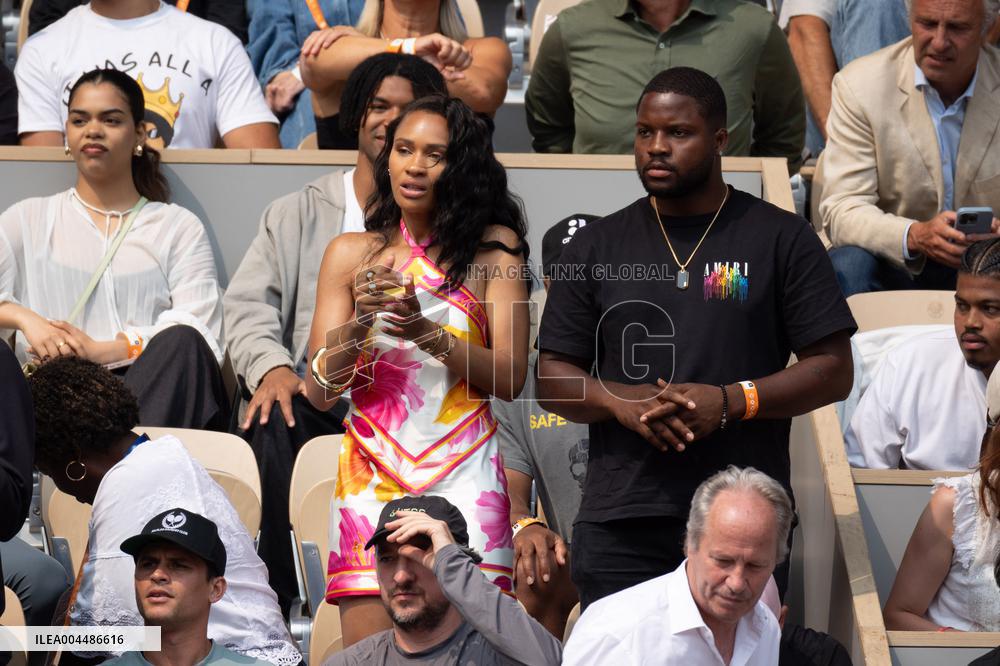 2025 French Open - Celebrities In Stands Day10 NB