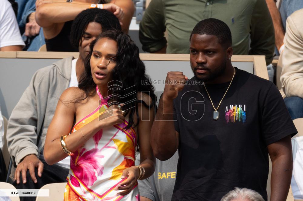2025 French Open - Celebrities In Stands Day10 NB