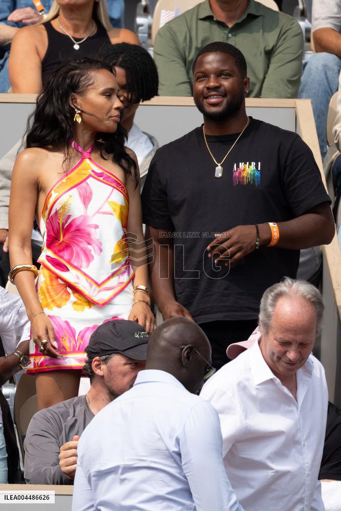 2025 French Open - Celebrities In Stands Day10 NB