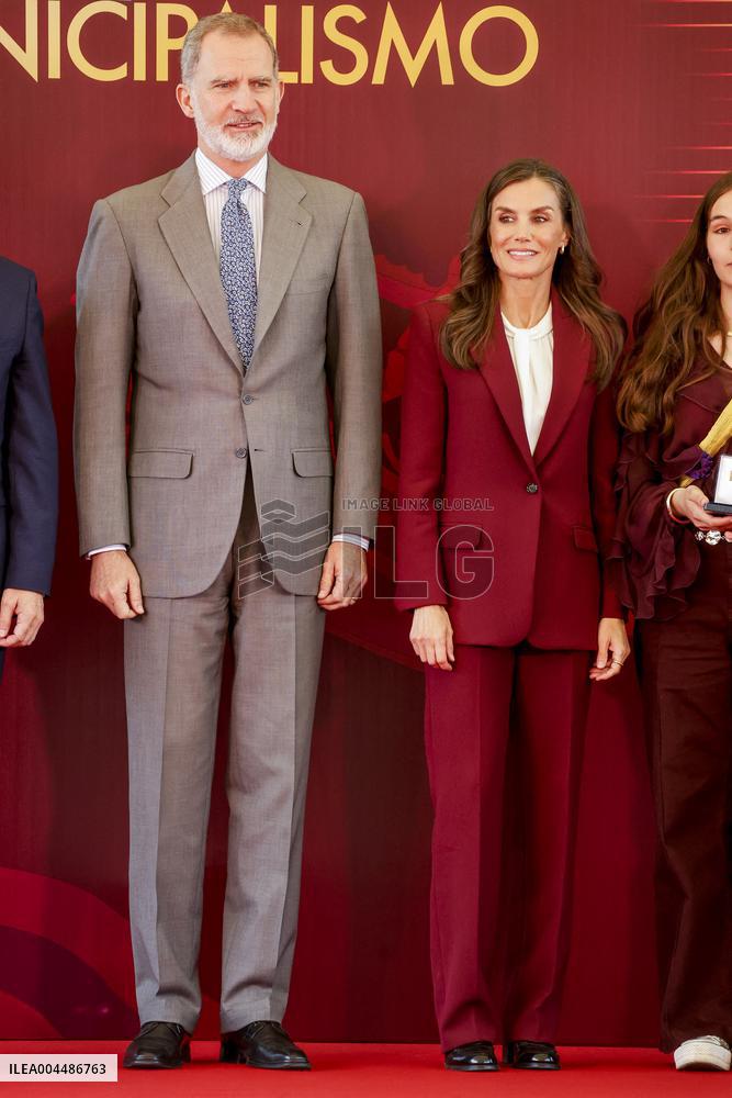 Royals At The 1200th Anniversary Of The Charter of Branosera - Spain