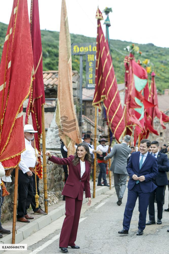 Royals At The 1200th Anniversary Of The Charter of Branosera - Spain