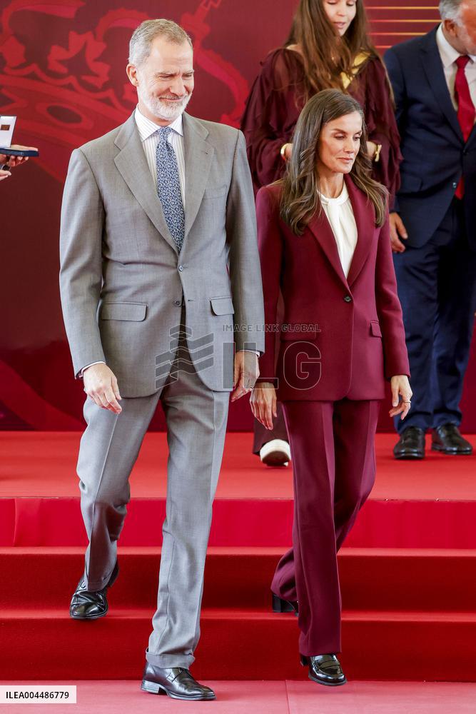 Royals At The 1200th Anniversary Of The Charter of Branosera - Spain