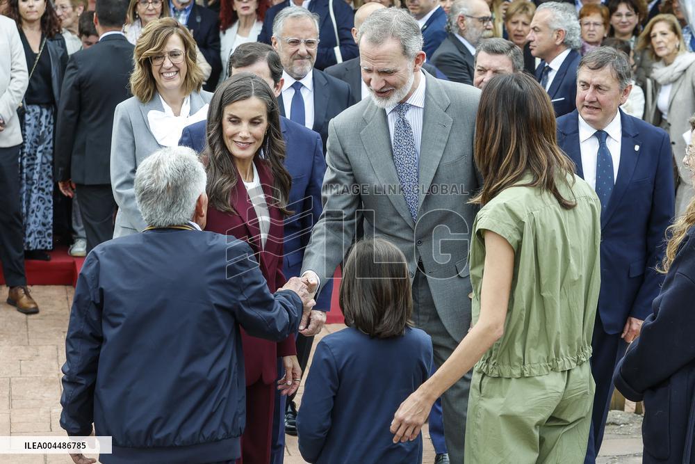 Royals At The 1200th Anniversary Of The Charter of Branosera - Spain
