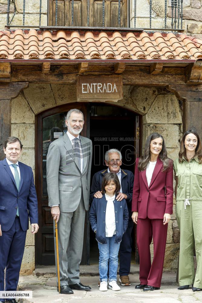Royals At The 1200th Anniversary Of The Charter of Branosera - Spain