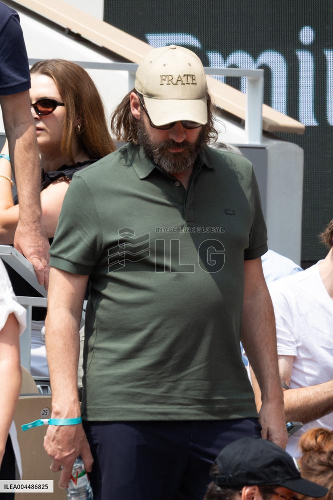 2025 French Open - Celebrities In Stands Day10 NB