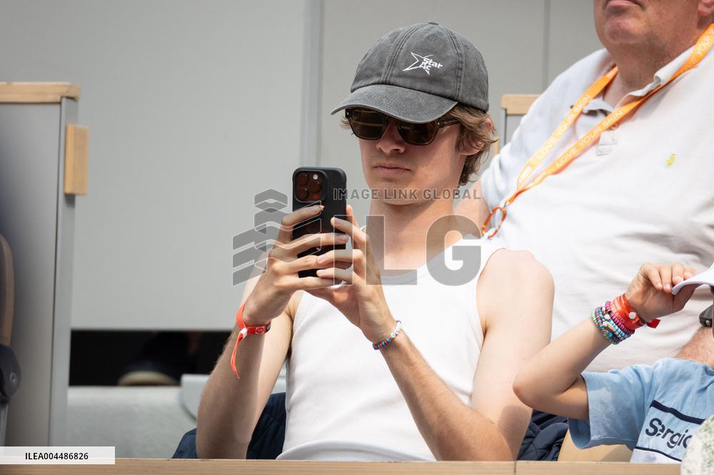 2025 French Open - Celebrities In Stands Day10 NB