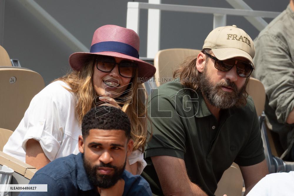 2025 French Open - Celebrities In Stands Day10 NB