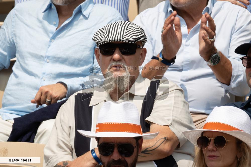 2025 French Open - Celebrities In Stands Day10 NB