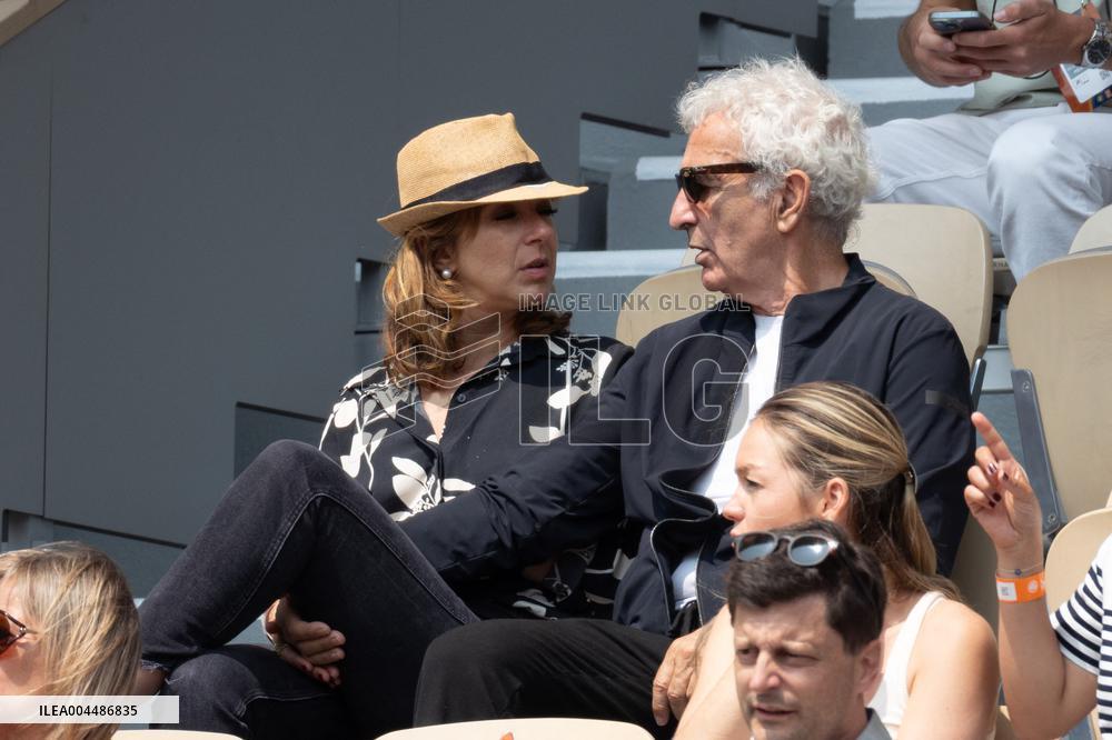 2025 French Open - Celebrities In Stands Day10 NB