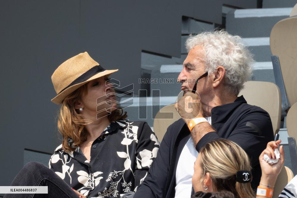 2025 French Open - Celebrities In Stands Day10 NB