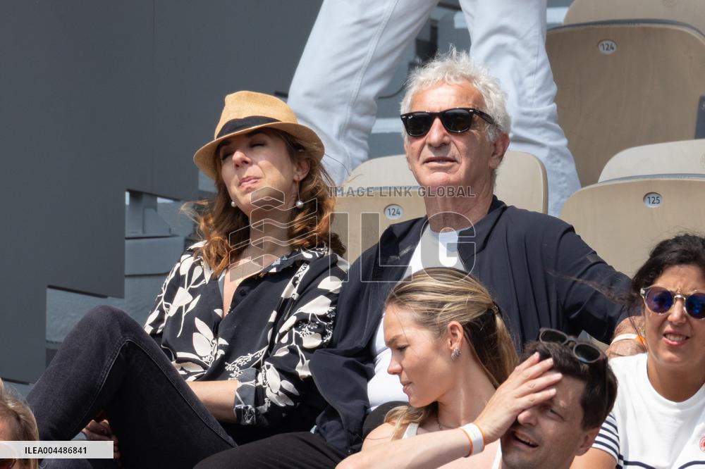 2025 French Open - Celebrities In Stands Day10 NB