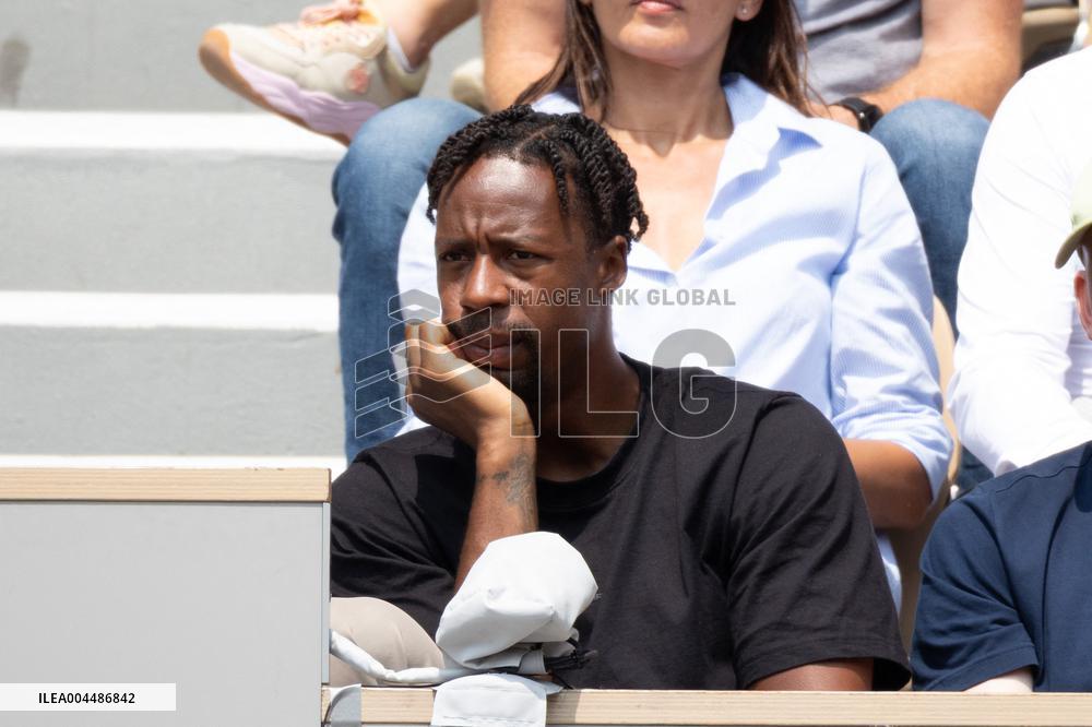 2025 French Open - Celebrities In Stands Day10 NB