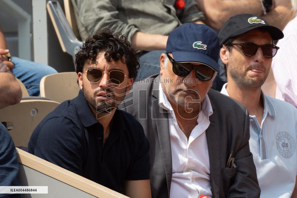 2025 French Open - Celebrities In Stands Day10 NB