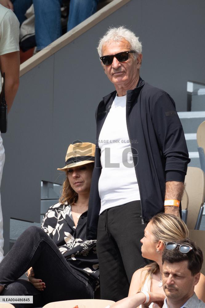 2025 French Open - Celebrities In Stands Day10 NB