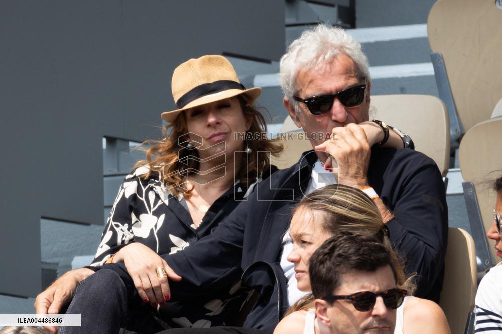 2025 French Open - Celebrities In Stands Day10 NB