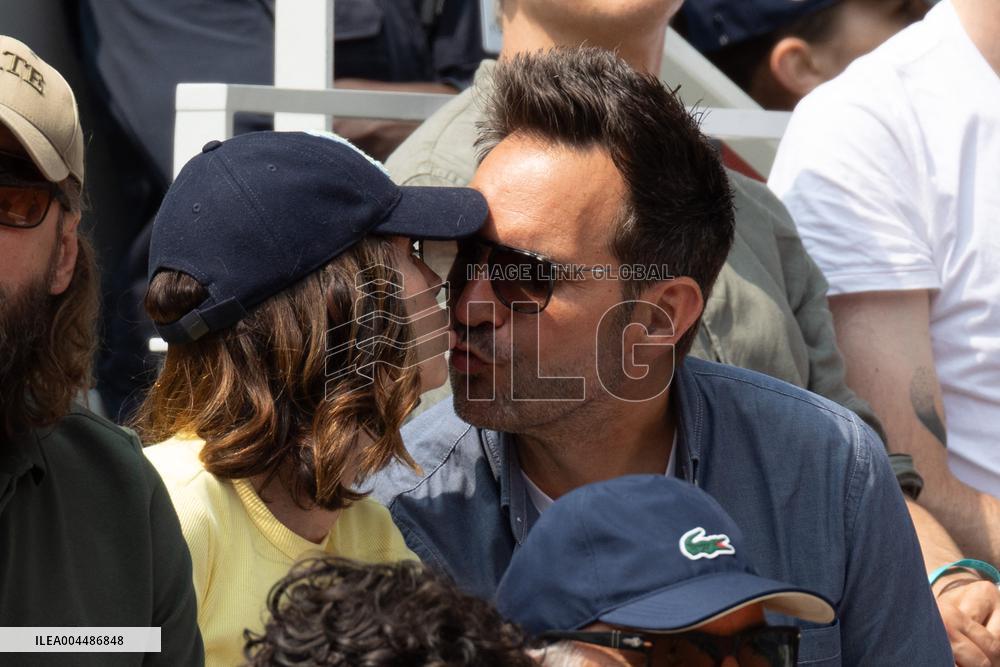 2025 French Open - Celebrities In Stands Day10 NB