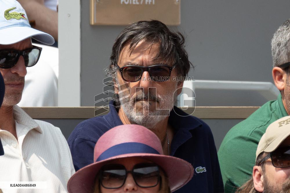 2025 French Open - Celebrities In Stands Day10 NB