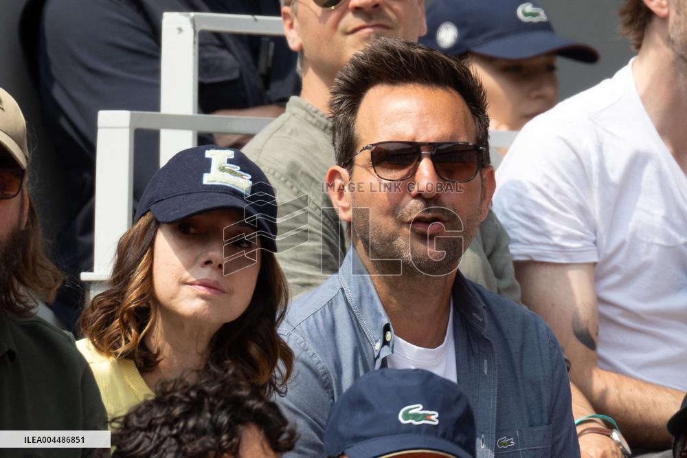 2025 French Open - Celebrities In Stands Day10 NB